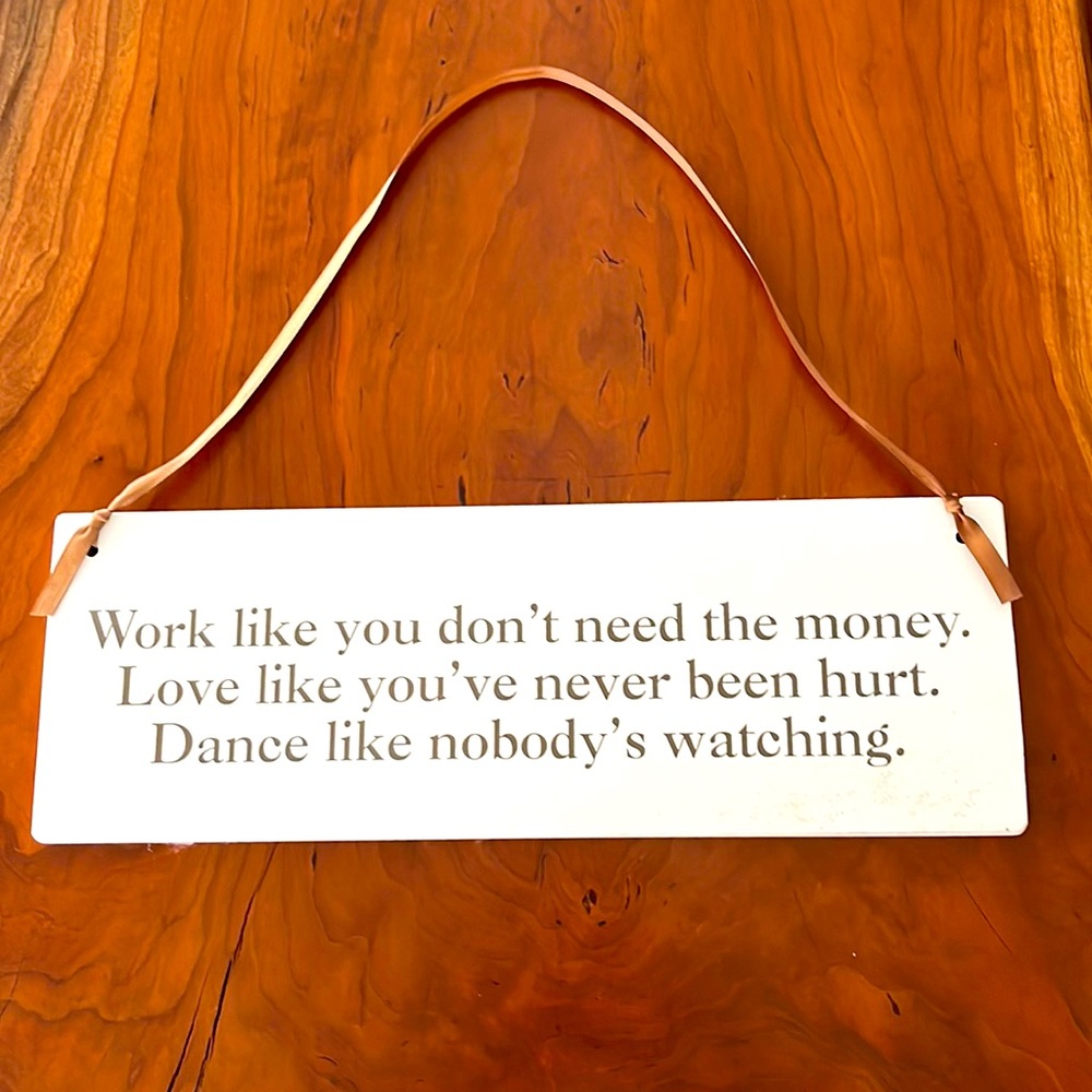 hanging sign